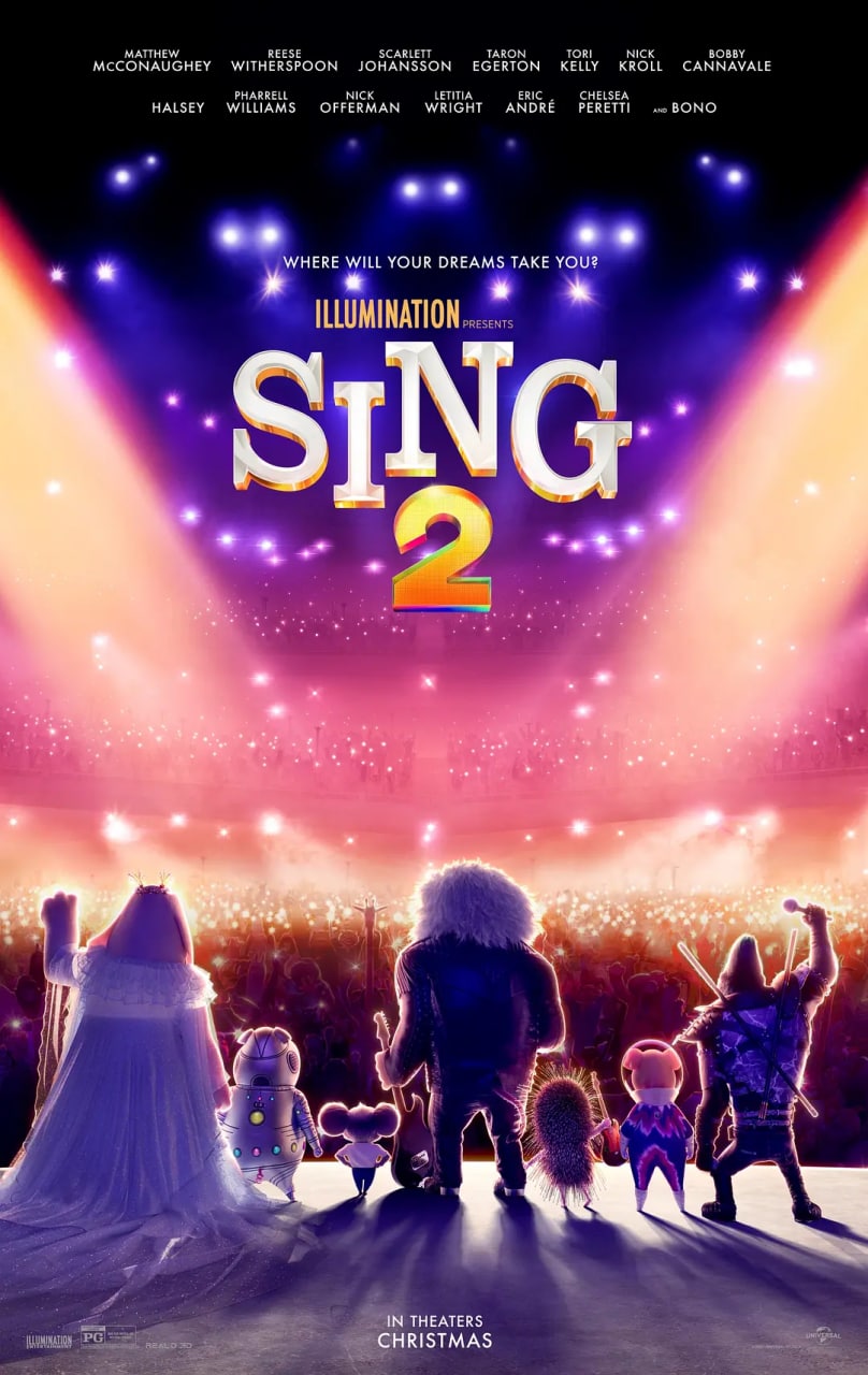 欢乐好声音2 Sing 2 (2021) 4K HDR  110分钟